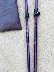 Set of Trail Buddy Trekking Poles 105-135CM Purple – 9K