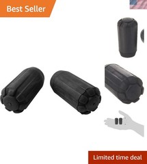 Versatile Rubber Trekking Pole Tip Protectors – Improve Traction on Trails