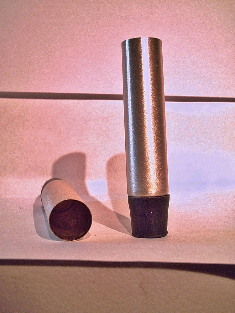 walking stick tip BRASS with HARD RUBBER bottom made for a 5/8″ stick BOTTOM USA