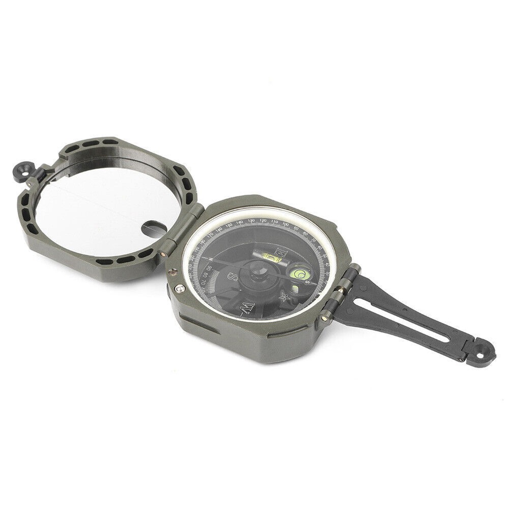 Pocket Transit Army Geology Compass for Outdoor Hiking Camping Survival Tool NEW