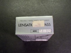 Vintage LENSATIC COMPASS in Original Box Japan Model 14-829