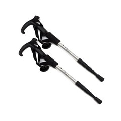 Trekking Tactical Poles Walking Cane Survival Hiking Survival Stick Alpenstock