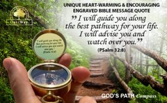 God’s Path Compass – Religious Gifts for Men Baptism Gift for Teenage Boys Ch…