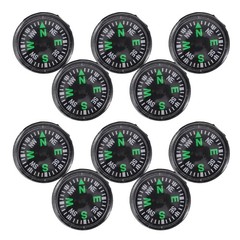 20Pcs Compact Mini Plastic Compass for Hiking Backpacking Outdoor Adventures