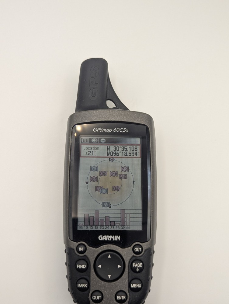 Garmin GPSMAP 60CSx Handheld GPS Navigator w/ 2GB microSD – Tested, As Is