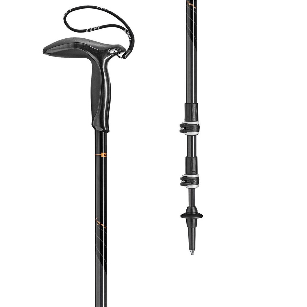 LEKI Legend Black Carbon Trekking Pole Black, One Size