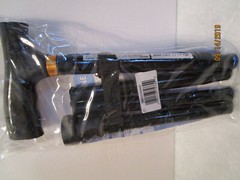 Folding WALKING CANE Adj. Height Contour Handle Support to 250 lbs Hike Walk