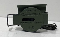 Cammenga Model 3H Tritium Lensatic Compass US Military OD Green with Pouch