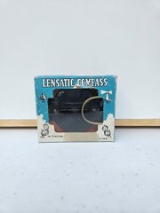 Vintage Compass Precise Pathfinder Engineer Lensatic Compass W/ Original Box