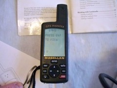 Magellan GPS Pioneer Satellite Navigator Model #63000 W/Box & Instruction Manual