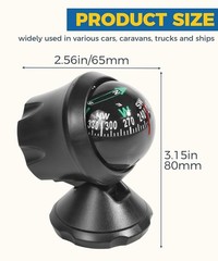 Car Compass Navigation System Automotive Compass Ball Auto Accessories Compass