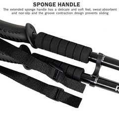 2x Trekking Poles Nordic Walking Hiking Sticks Anti-shock Adjustable Alpenstock