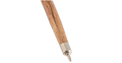 Wooden Walking Stick Hiking Trekking Wood Cane Poles Hand Staff Carved Wolf 55″
