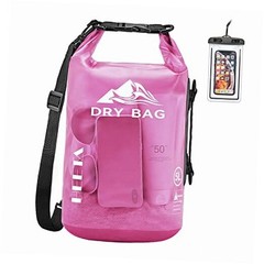 Rose Red Waterproof Dry Bag for Men & Women – 10L/20L/30L/40L Roll Top 5L