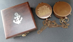 To my daughter Personalized Working Compass, Anniversary Gift, Graduation Gift