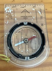 VINTAGE SILVA COMPASS MADE IN SWEDEN As Is LT1