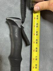 Cascade Mountain Tech Lock – Rubber Grip – Aluminum Trekking Pole