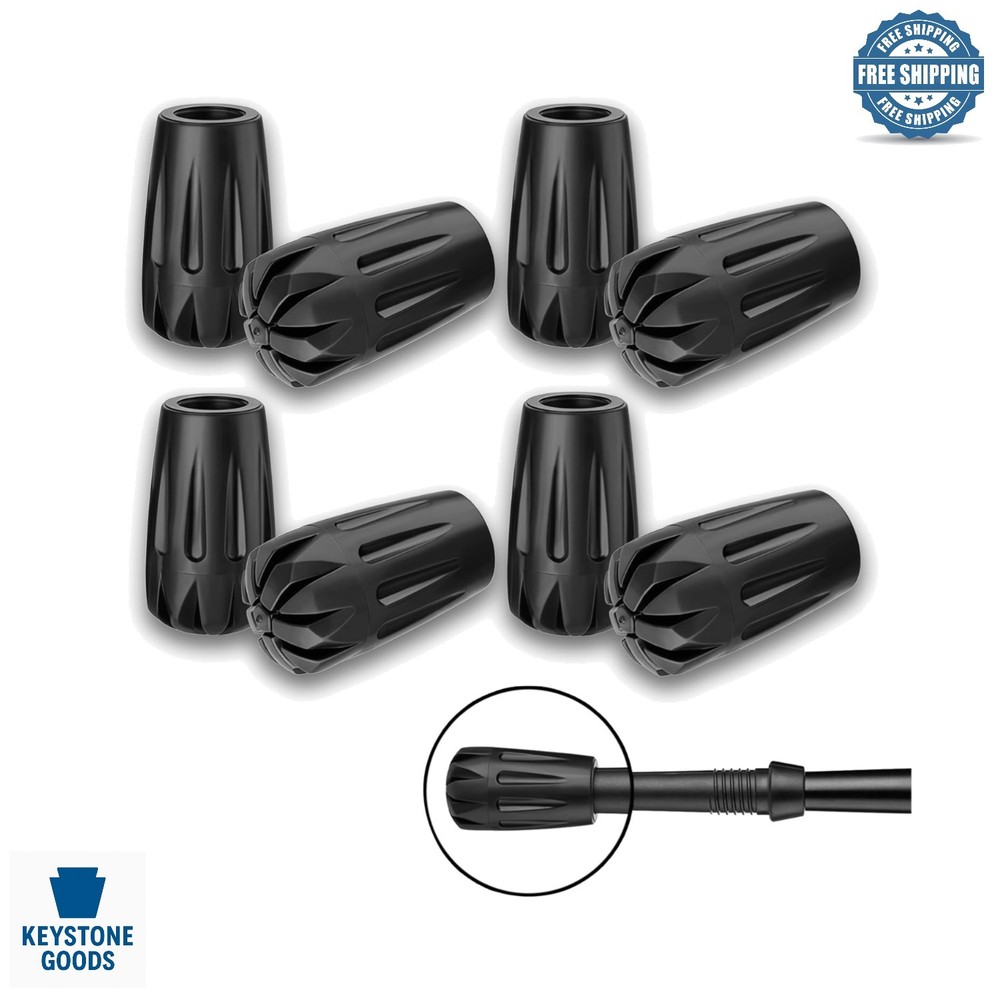 8pcs Universal Rubber Trekking Pole Tips for Black Diamond & Standard 11mm Poles
