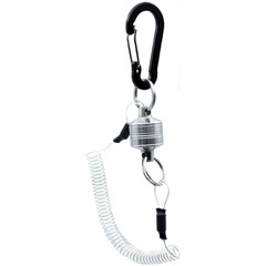Retractable Fishing Lure Clip Magnetic Auto Lock Stainless Steel Wire 20-100cm