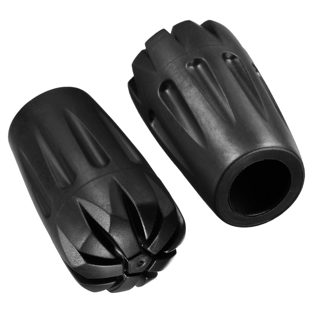 2Pcs Trekking Pole Tips Climbing Ski Cane Protectors Replacement Accessories
