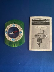 BRUNTON Classic Compass Optic Green Baseplate Map Compass With NRA Logo