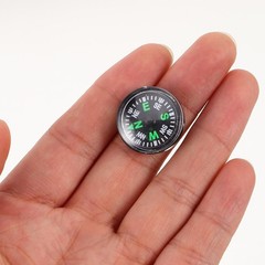 20 Pcs Portable Mini Plastic Compass Lightweight Touring Compass for Backpacking