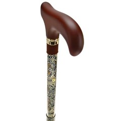 Walking Sticks for Men and Women – Stylish Designer Golden/Petals (Multicolor)