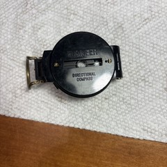 Vintage TC Japan Engineer Directional Lensatic Compass Folding Military Style