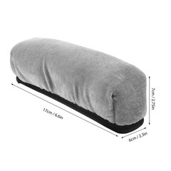 2Pcs Comfortable Crutch Armpit Pads Durable Velour Sponge Cushion Covers Grey