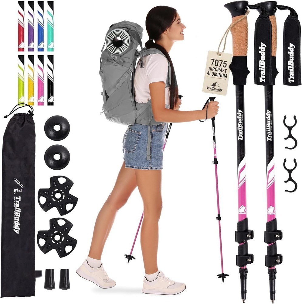 Women’s Lightweight 7075 Aluminum Trekking Poles for Sale Hiking Adventure