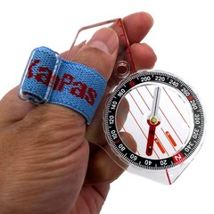MA-40-FS Thumb Orienteering Compass: Acrylic, Shockproof & Waterproof