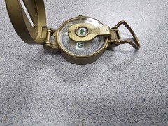 Vintage Engineer Lensatic Compass Camping Hiking Military Outdoors