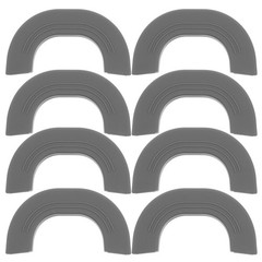 8Pcs Reusable Silicone Pot Handle Sleeves Heat Resistant Kitchen Grip Protector