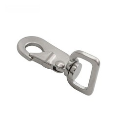 Swivel Eye Snap Hook for Pet Collar Leash Camping Tent Straps and Fishing Lines