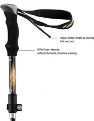 Compact Collapsible Trekking Stick – 49″ Height, Perfect for Hiking Adventures