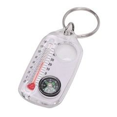10PCS Portable Compass And Thermometer For Outdoor Adventures Easy To Use