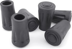 6 PCS Walking Stick Caps Trekking Pole Tips Rubber Hiking Walking Stick Tips for