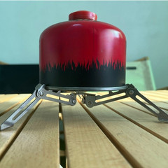 Lightweight 80g Folding Gas Canister Stand for Outdoor For Camping and Travel