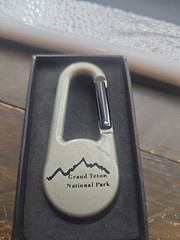 CARABINER W/ COMPASS, Liquid-Filled Aluminum Compact Lightweight