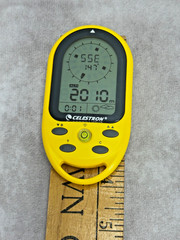 Celestron TrekGuide 48002 Digital Compass Altimeter Barometer Yellow UNTESTED