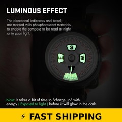 Eyeskey Military Navigation Compass with Inclinometer – Waterproof