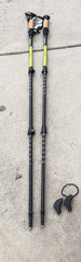 Set of King Gear All terrain Duralumin 7075 Trekking Poles 105-135CM … $I