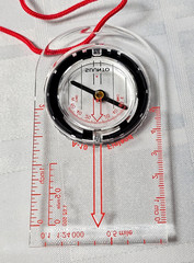 SUUNTO FIELD COMPASS A-10 A10 PARTNER II FINLAND HIKING NAVIGATION SCOUTS A 10