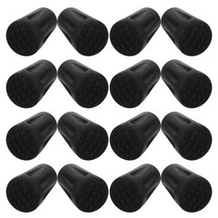 20 Pcs Anti-slip Pad for Hiking Sticks Replacement Rubber Pole Ends Tip