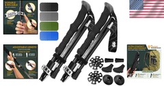 Lightweight Foldable Trekking Poles – Designed for Comfort with Cork & EVA Grips