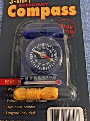 NEW TREKMATE 3 IN 1 EMERGENCY COMPASS 21856