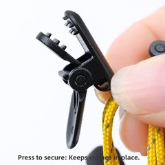 Travel Drying Line Portable 4m Rope and 20 Clips for Indoor Outdoor Use