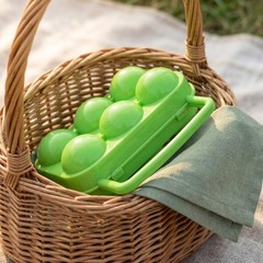 2 Pcs Camping Egg Carrying Case Plastic Storage Box Container for