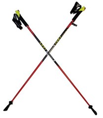 LEKI Nordic Walking Speed Pacer T2 HM Carbon 120cm Red