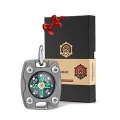 MecArmy CMP/CMP2 Mini Compass- Meaningful Graduation CMP2-SB, Sandblasted